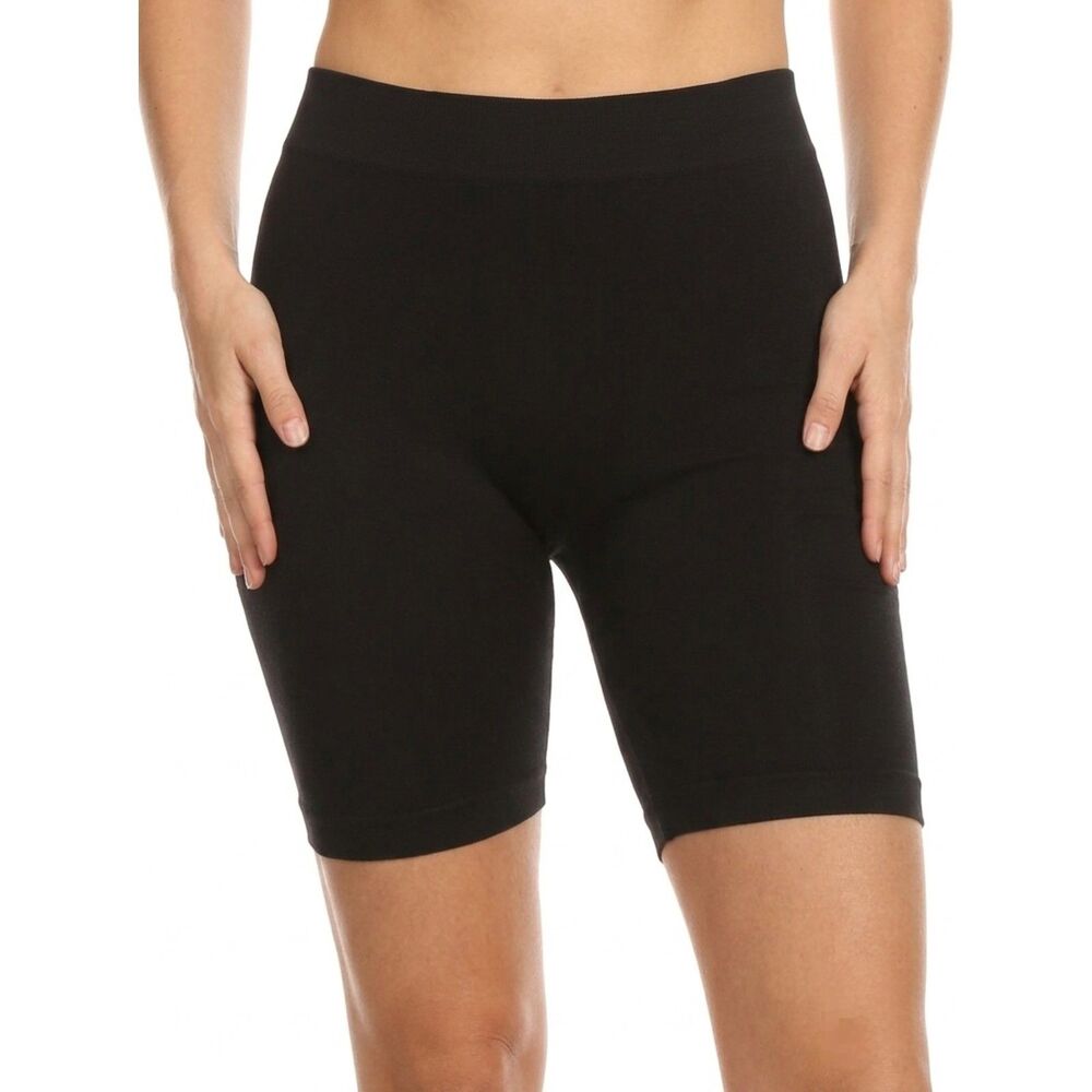 NWT Connection 18 Seamless Black Bike Shorts Size L/XL Large Extra Large